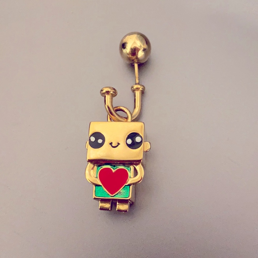 Safsafu Robot Earring